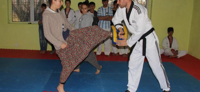 'Şalvarlı tekvandocu'nun hedefi Türkiye şampiyonluğu