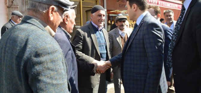 Vali Işın, Eleşkirt'te incelemelerde bulundu