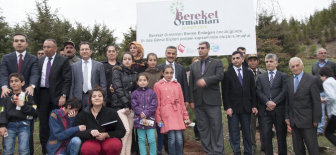 Tunceli'de 'Bereket Ormanı' oluşturuldu
