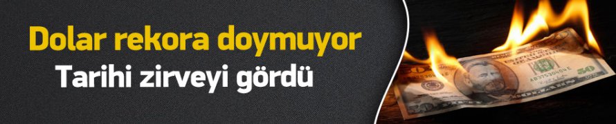 Dolar'da tarihi zirvede