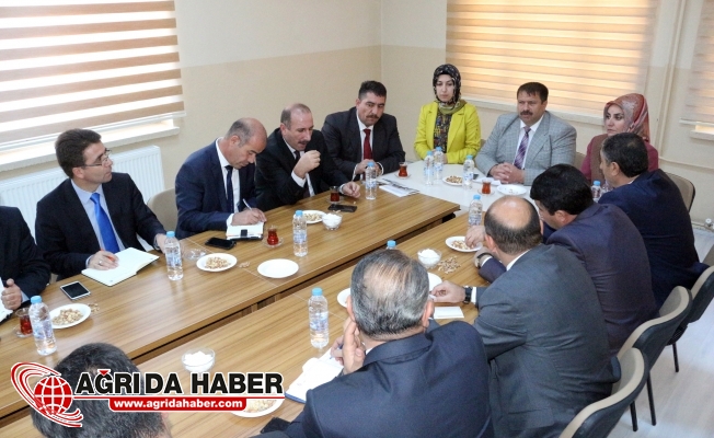 Ağrı'da İlçe Milli Eğitim Müdürleri Toplantısı Yapıldı