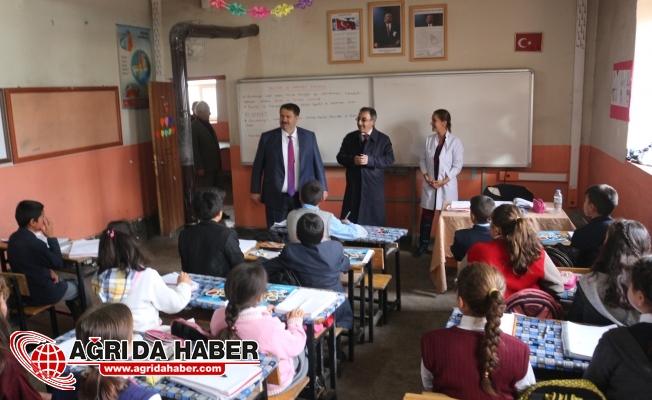 Milli Eğitim Müdürü Yakup Turan'dan Köy Okullarına Ziyaret