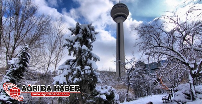 Yılın İlk Karı! Ankara Karlar Altında