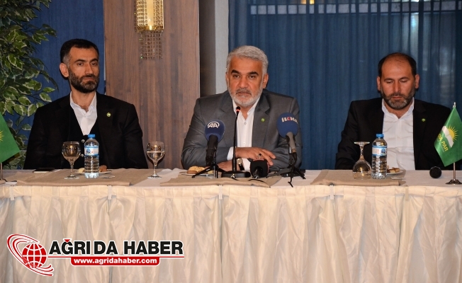 Zekeriya Yapıcıoğlu Ağrı'da Bazı Açıklamalarda Bulundu