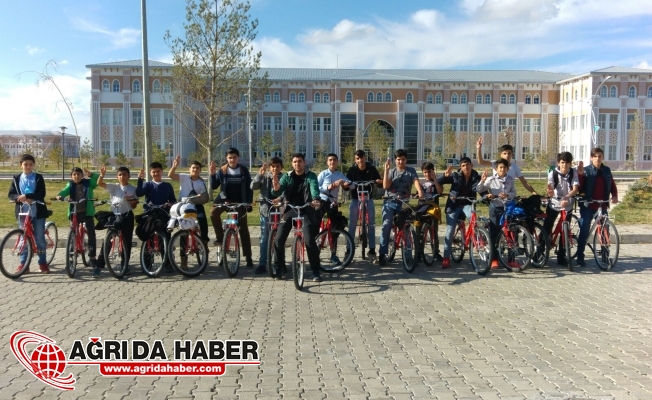 Ağçed İzcileri ''Sağlıklı Yaşam İçin Bisiklet Sürme'' etkinliğiyle buluştu