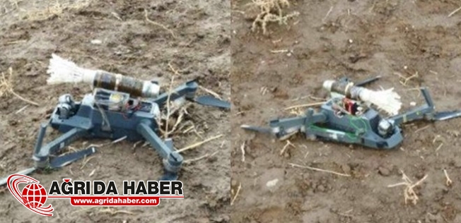 Ağrı Tendürekte PKK'nın Bomba Yüklü Dronesi imha edildi