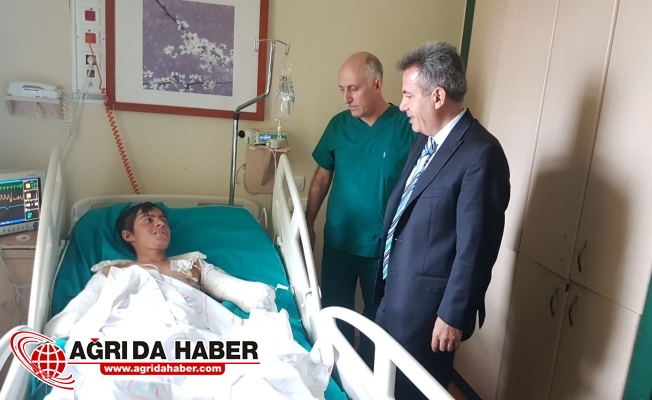 Ağrı Valisi Süleyman Elban'dan Ramazan Taşdemir'e Ziyaret
