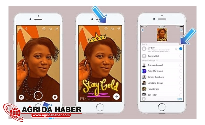 Facebook Snapchat'tan Kopya Almaya Devam Ediyor !