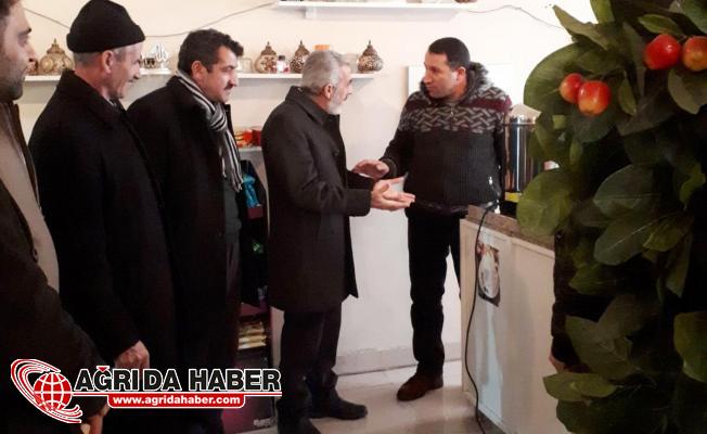 HÜDAPAR Ağrı İl Teşkilatı Esnaf ziyaretlerini sürdürüyor