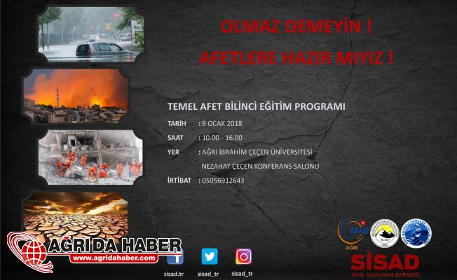 AFAD, SİSAD ve AĞÇED İŞBİRLİĞİ İLE TEMEL AFET BİLİNCİ EĞİTİMİ