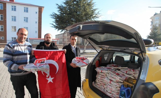 Ahlat’tan Afrin’deki askerlere tatlı