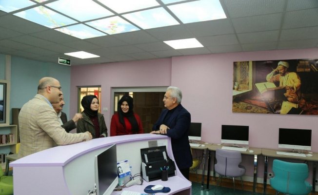 Başkan Başsoy’dan Binali Yıldırım Kız Anadolu İmam Hatip Lisesi’ne Ziyaret