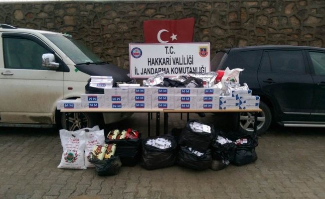 Çukurca’da kaçakçılık operasyonu Çukurca’da kaçakçılık operasyonu