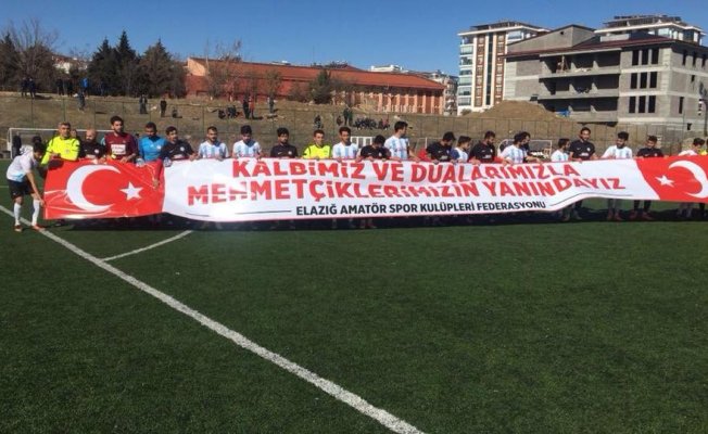 Elazığ amatöründen Mehmetçiğe destek