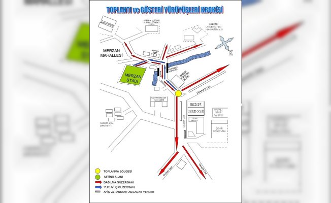 Hakkari’de miting, yürüyüş ve yasak yerler açıklandı