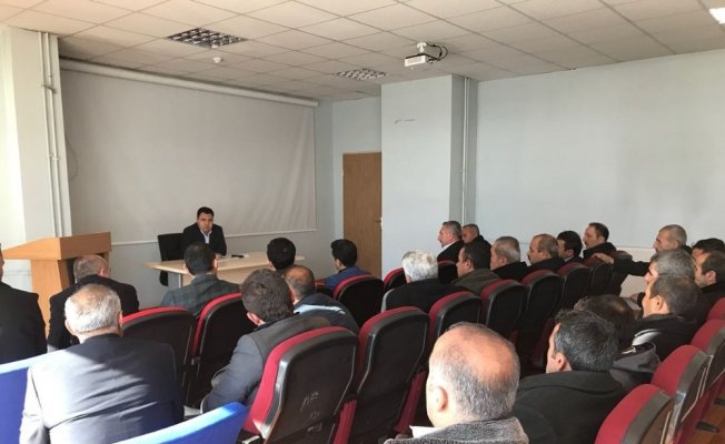 Kaymakam Özcan, kurum amirleriyle bir araya geldi Kaymakam Özcan, kurum amirleriyle bir araya geldi