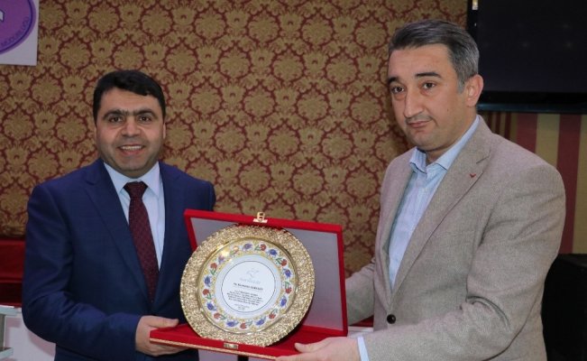 Müdür Kırekin’e veda yemeği