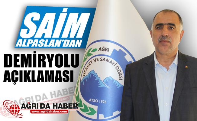 Saim Alpaslan'dan Demir Yolu Müjdesi