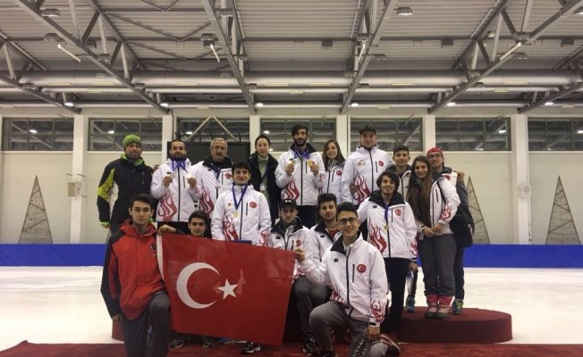 Türk sporcular Short Track Danubia Serisi Pannonia Open yarışmasına damga vurdu