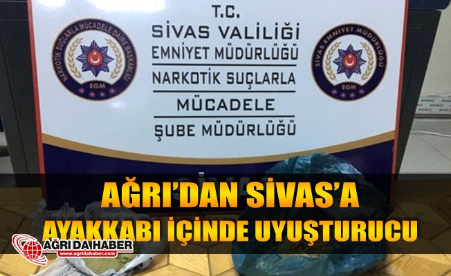 Ağrı'dan Sivas'a giden uyuşturucu yol kontrolüne takıldı