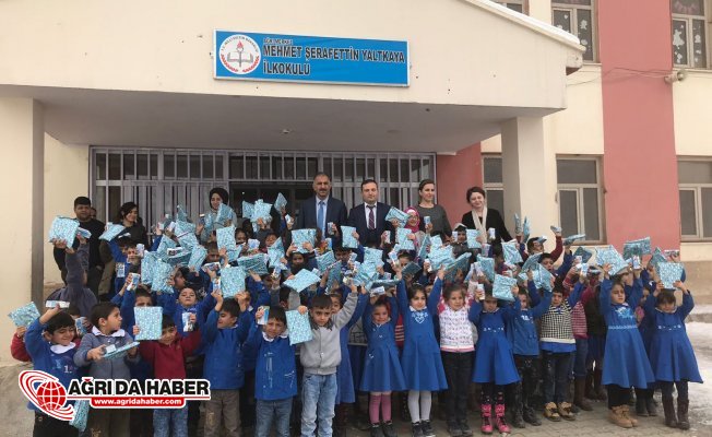 Ağrı'da Okul Sütü Dağıtımı Devam Ediyor