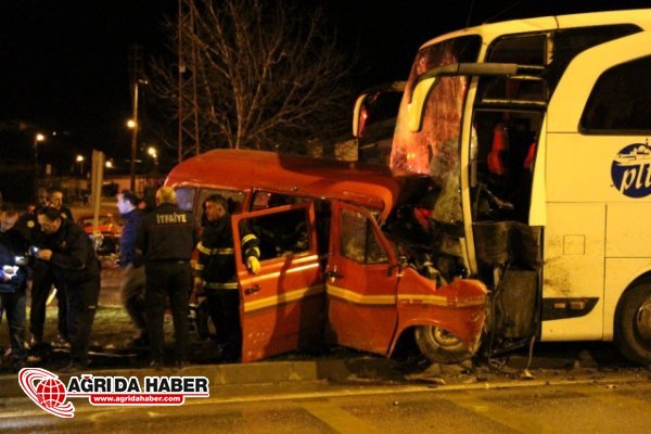 agri dan istanbul a giden otobus kaza