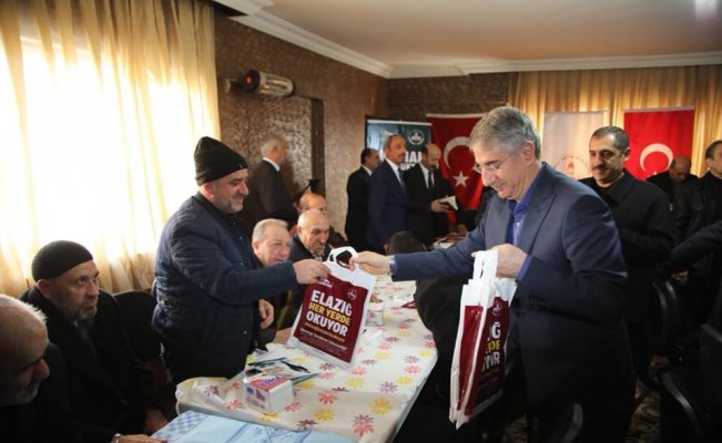 Başkan Yanılmaz ve muhtarlardan ‘Elazığ Her Yerde Okuyor” kampanyasına destek