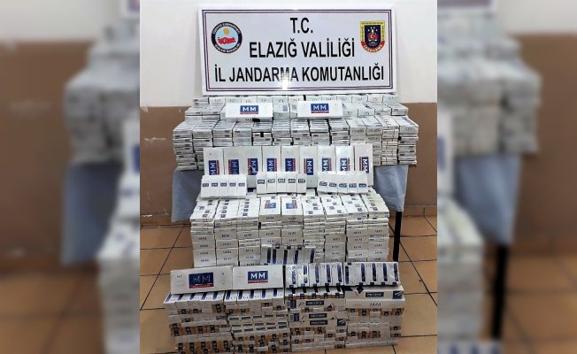 Elazığ’da kaçakçılık operasyonu: 4 bin 170 paket kaçak sigara yakalandı