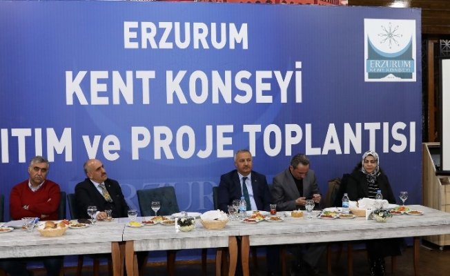Erzurum Kent Konseyi’nden tanıtım ve proje toplantısı