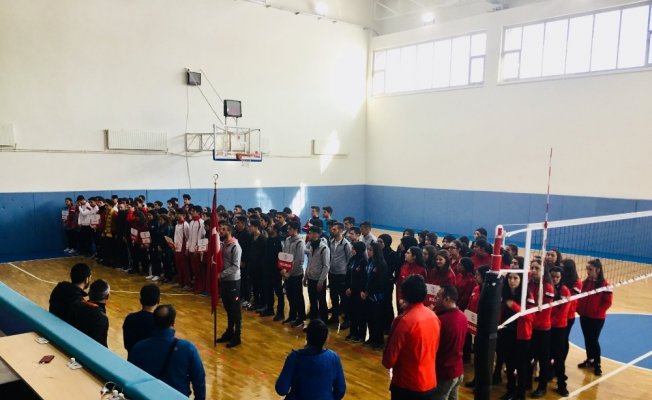 Erzurum’da voleybol heyecanı