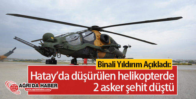Hatay'da Helikopterimiz Düşürüldü: 2 Şehit