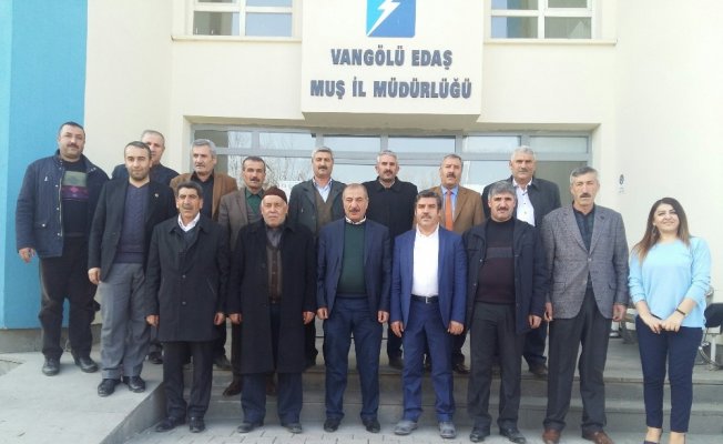 Muhtarlardan VEDAŞ’a hizmet teşekkürü Muhtarlardan VEDAŞ’a hizmet teşekkürü