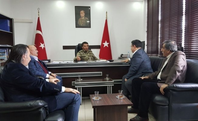TATSO’dan 10. Komando Tugayına taziye ziyareti TATSO’dan 10. Komando Tugayına taziye ziyareti