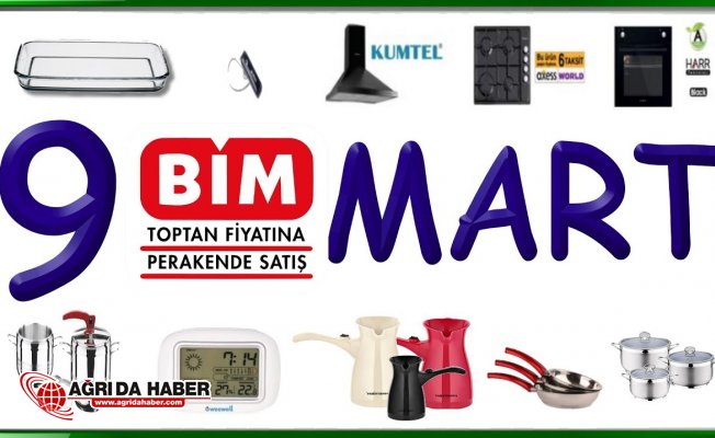 9 Mart Bim Aktüel Ürünler Kataloğu (9 Mart'tan itibaren)