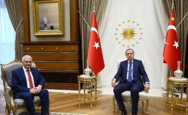 Cumhurbaşkanı Erdoğan, Başbakan Yıldırım’ı kabul etti Cumhurbaşkanı Erdoğan, Başbakan Yıldırım’ı kabul etti