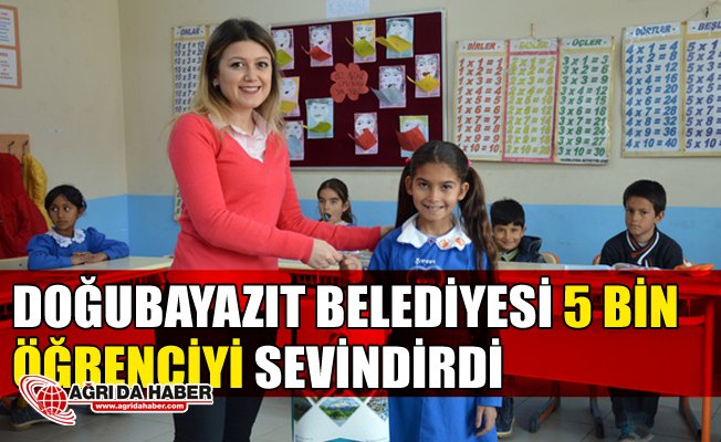 Doğubayazıt Belediyesi'nden 5 Bin Öğrenciye 'Sıcak' Yardım