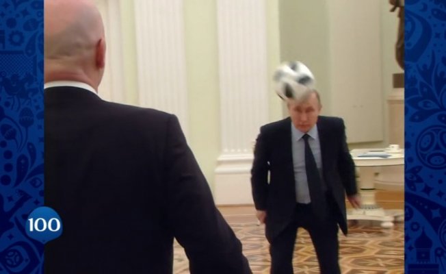 Putin’den futbol şov