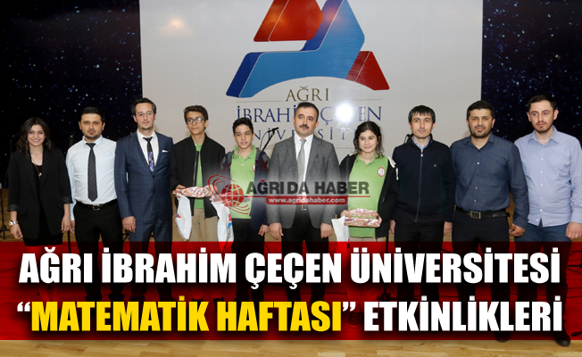 A.İ.Ç.Ü'de "Matematik Haftası" Etkinlikleri Yapıldı
