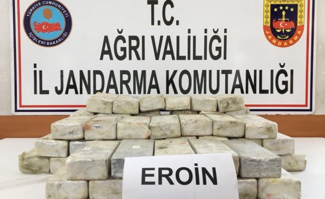 Ağrı'da 37 Kilo Eroin Ele Geçirildi!