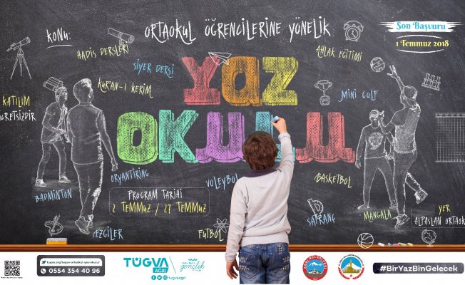 Ağrı Tügva'dan Ücretsiz Yaz Okulu!
