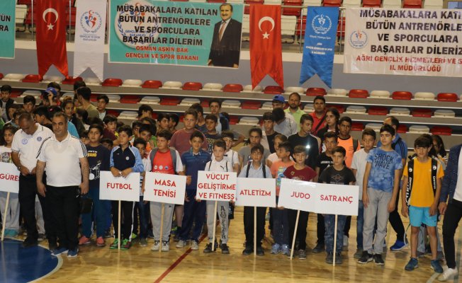 Ağrı’da İl Spor Merkezleri Törenle Açıldı