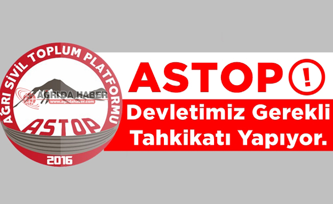 ASTOP'tan Minik Leyla İçin Yapılan Yürüyüşe Açıklama