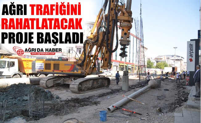 Ağrı Trafiğini Rahatlatacak Proje Başladı!