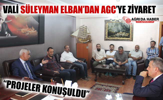Ağrı Valisi Süleyman Elban'dan AGC'ye Ziyaret