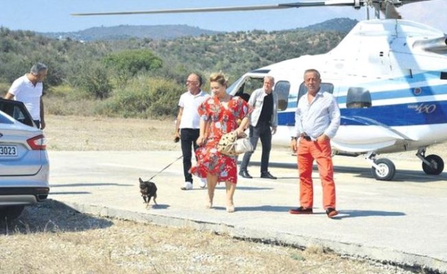 Ali Ağaoğlu Annesini Görmeye Helikopterle Geldi