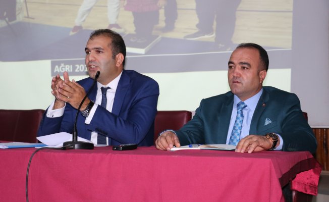 Ağrı'da Sportif Yetenek Taraması İçin Okul Müdürleri Toplantısı Yapıldı