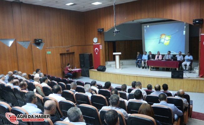 Ağrı'da Yeni Eğitim Öğretim Yılı Hazırlık Toplantısı