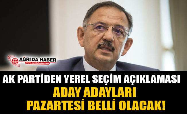 AK Partiden Yerel Seçimler İçin Açıklama! Aday Adayları Belli Oluyor