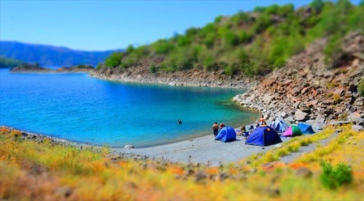 Tatilcilerin yeni durağı Martı Adası