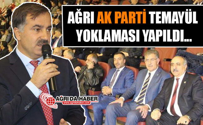 Ağrı Ak Parti Belediye Başkan Aday Adayları Temayül Yoklaması Tamamlandı